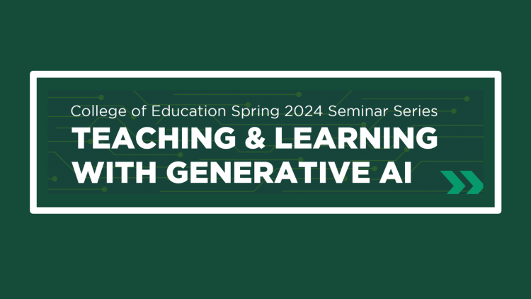 Updated Spring roster - Teaching & Learning with Generative AI series