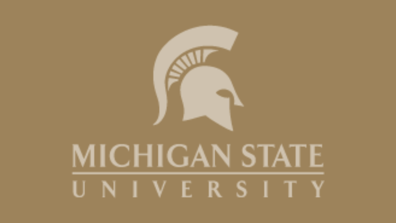 MSU logo with Sparty head