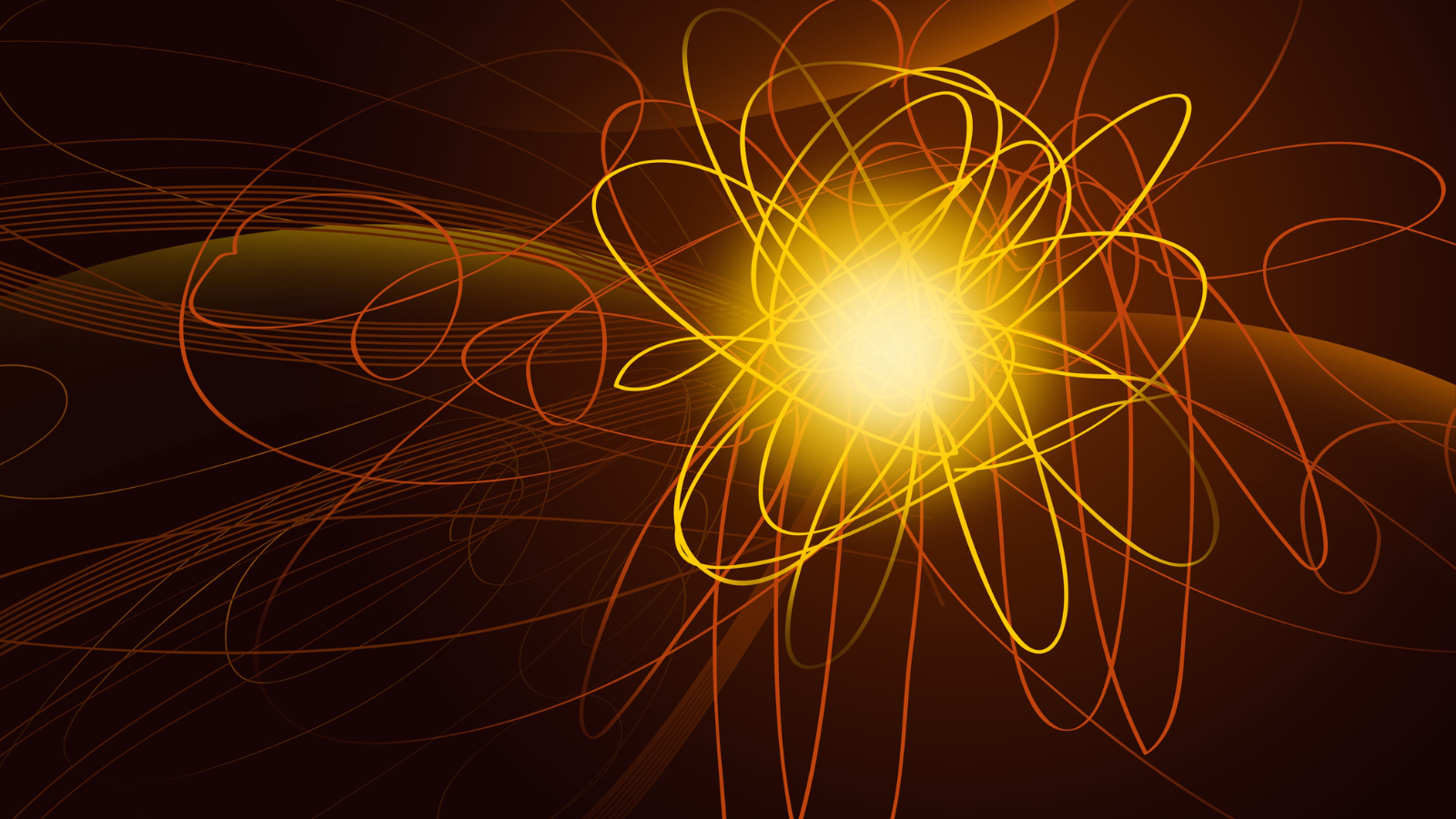 Graphical representation of sun with squiggly lines in front of it