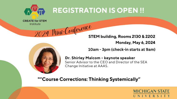 CREATE for STEM Annual Mini-Conference 2024