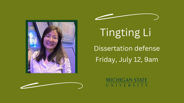 Tingting Li dissertation defense