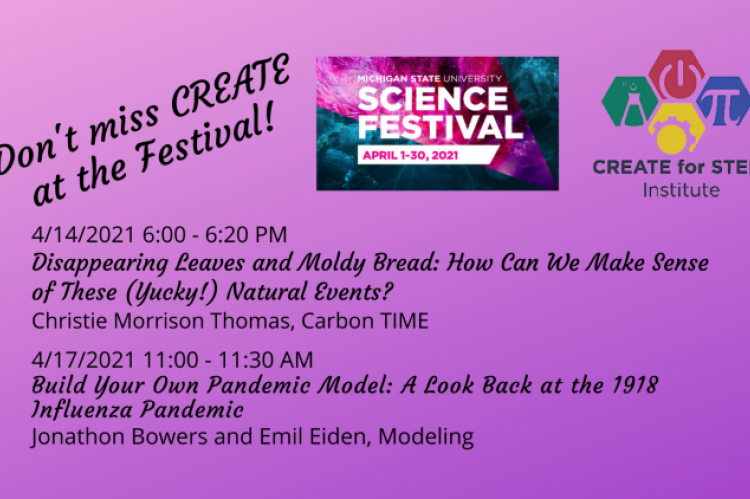 Sci Fest dates and logos