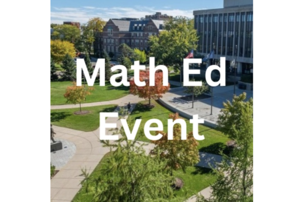 Photo of MSU Administration bldg: Math Ed Event