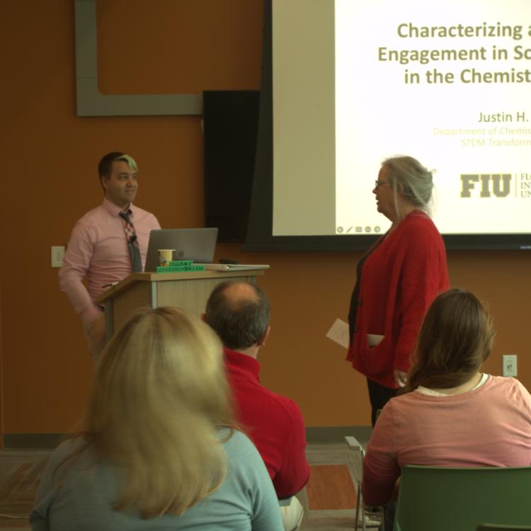 Justin Carmel and Melanie Cooper