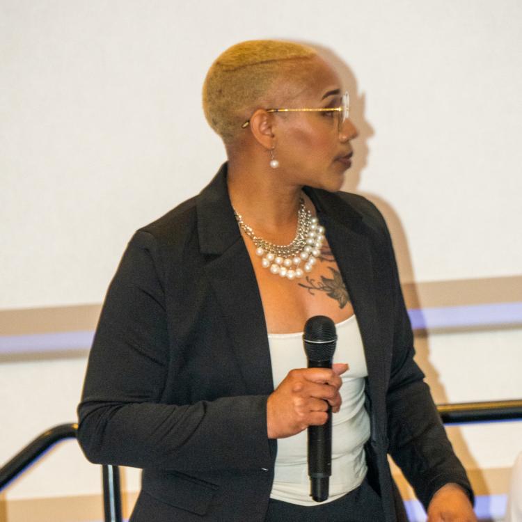 Detroit panelist speaking