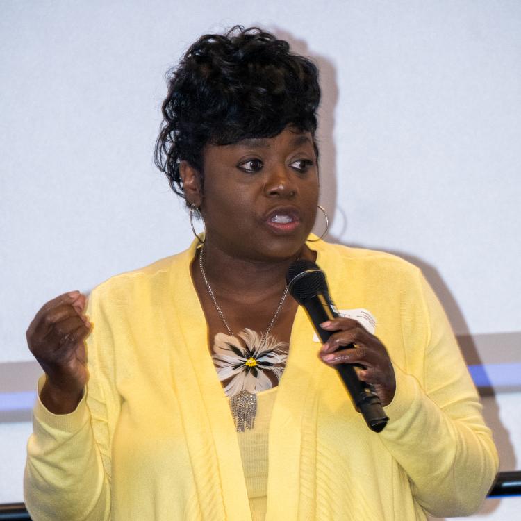 Detroit panelist speaking