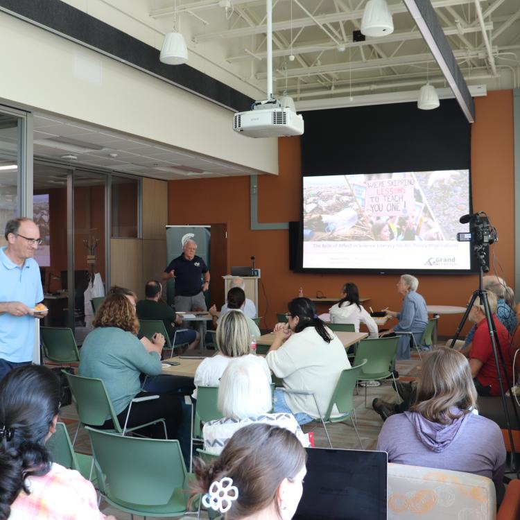 Joe introducing David