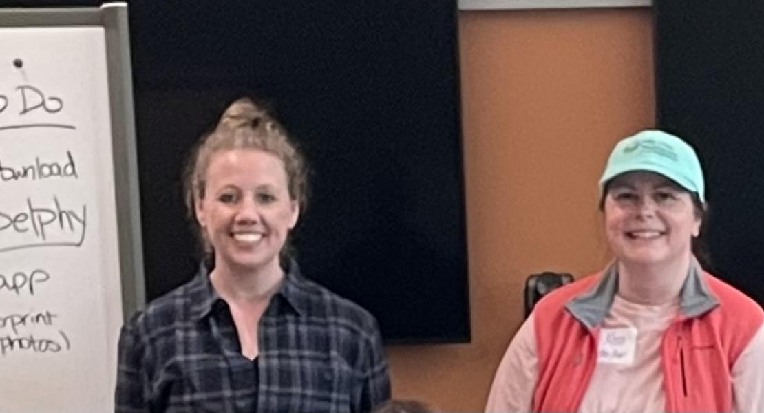 Corey Miller and Kara Haas