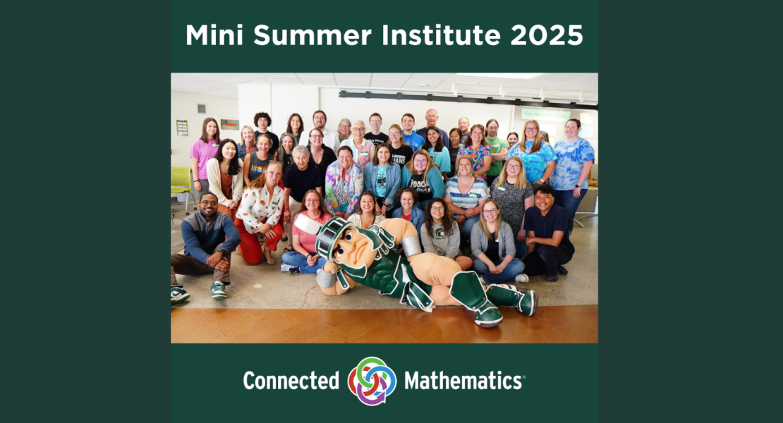 Group photo CMP Mini Institute 2025 with Sparty in front