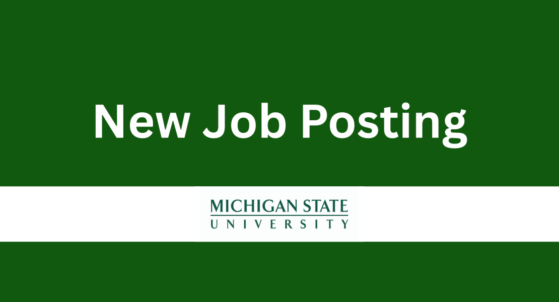 New Job posting, MSU logo