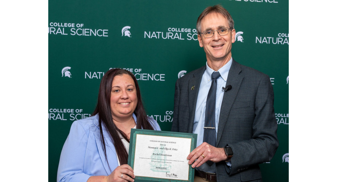 Rachel Henderson and Dean Eric Hegg
