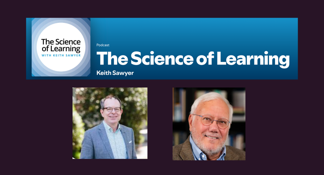 The Science of Learning; photo of Keith Sawyer and Joe Krajcik
