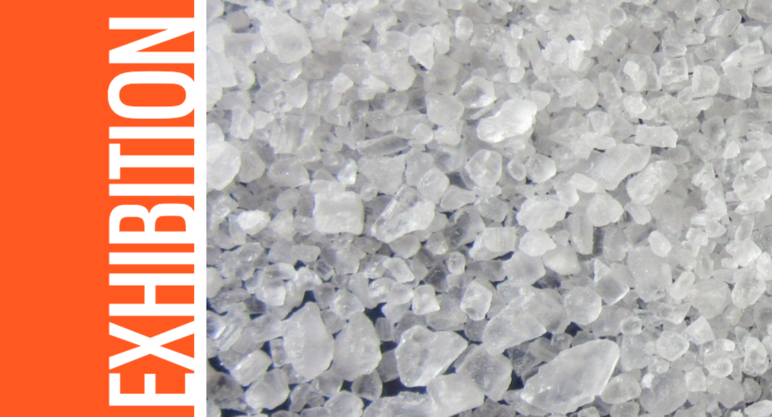 'Exhibition" and image of rock salt