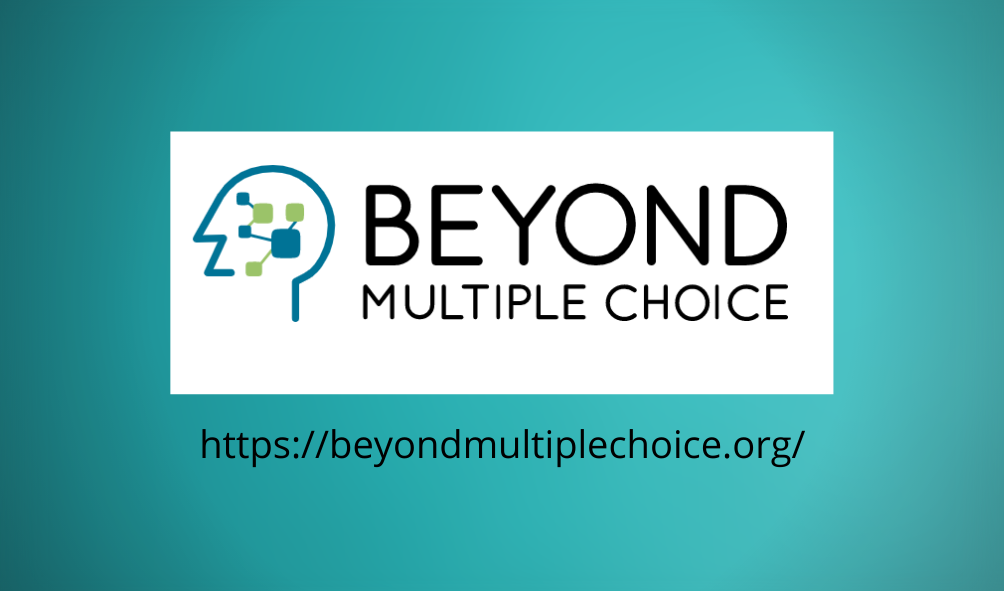 Beyond Multiple Choice logo and website url